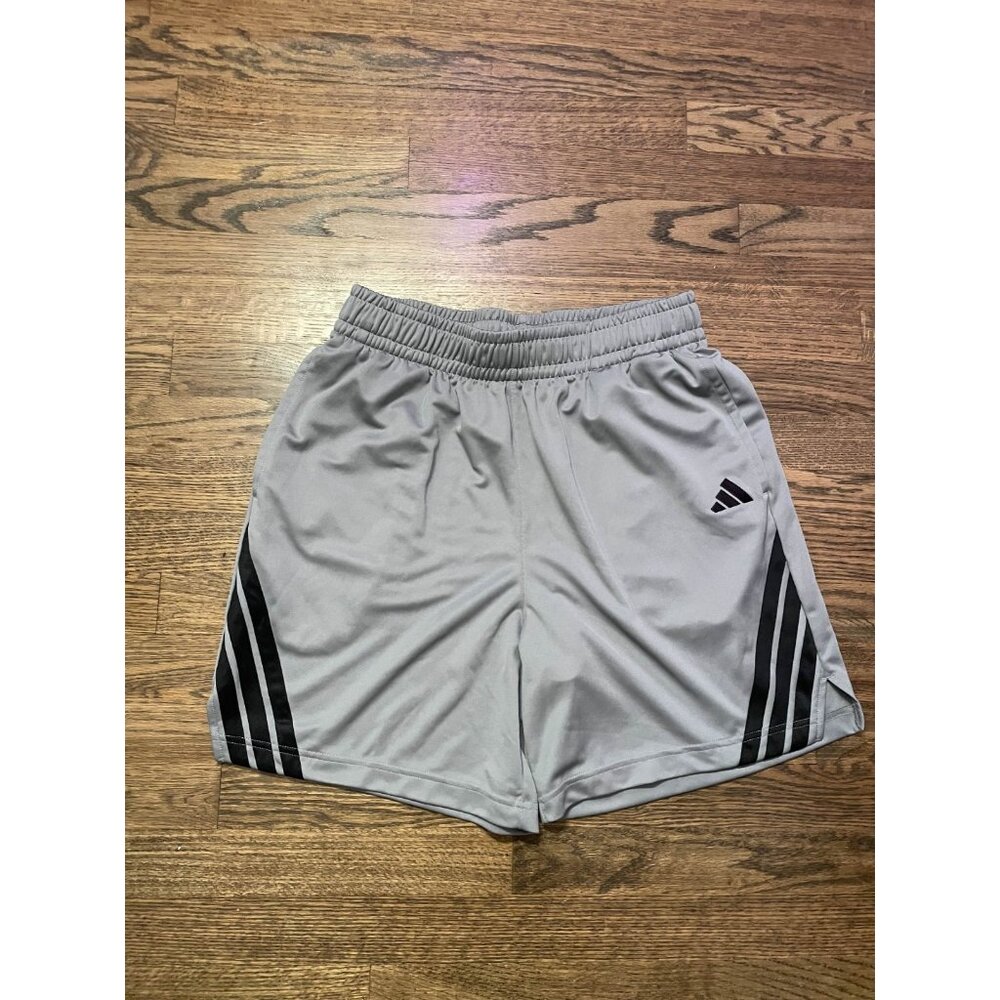 Adidas Men's Athletic Training Shorts Three Stripes Polyester Dri-Fit Size M